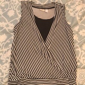 Chico’s tank top with attached camisole